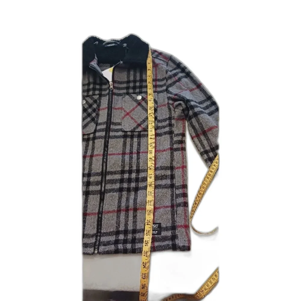 WESC Fleece Jacket Full Zipper Front for Men & Women. Size S/M NWT